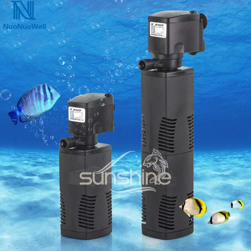 Nuonuowell Biological Internal Filter Fish Tank Aquarium Filtration Pump Ultra Quiet Oxygen Pump