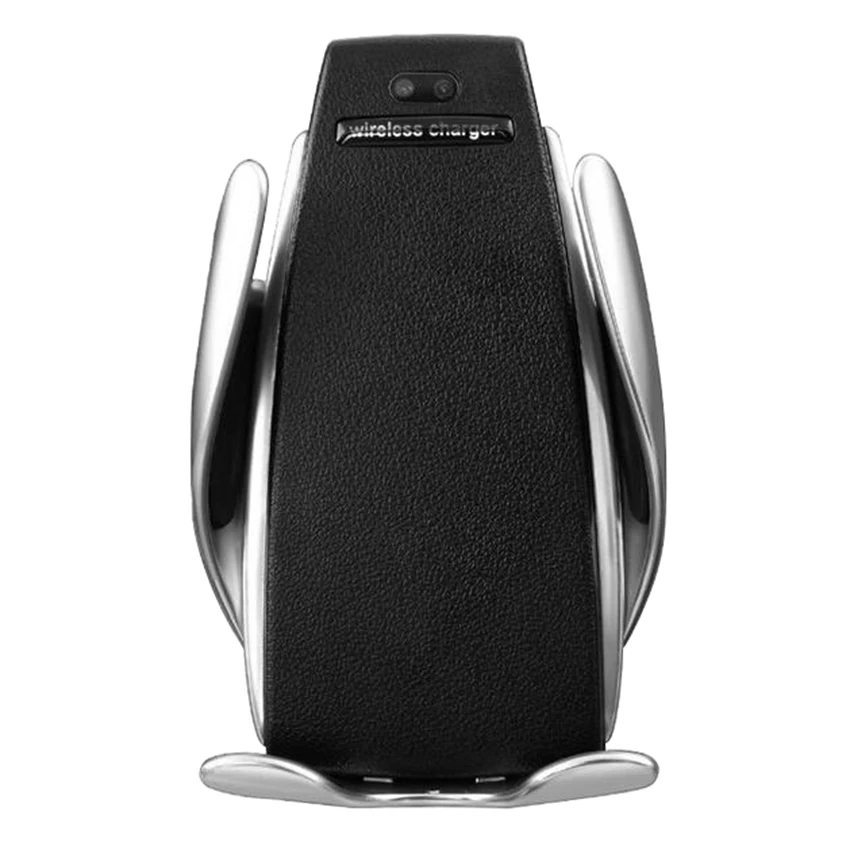 

Automatic Clamping Wireless Car Charger Receiver for Iphone 8 8P X Mobile Phone Holder 360 Degree Rotating Charging Bracket S5
