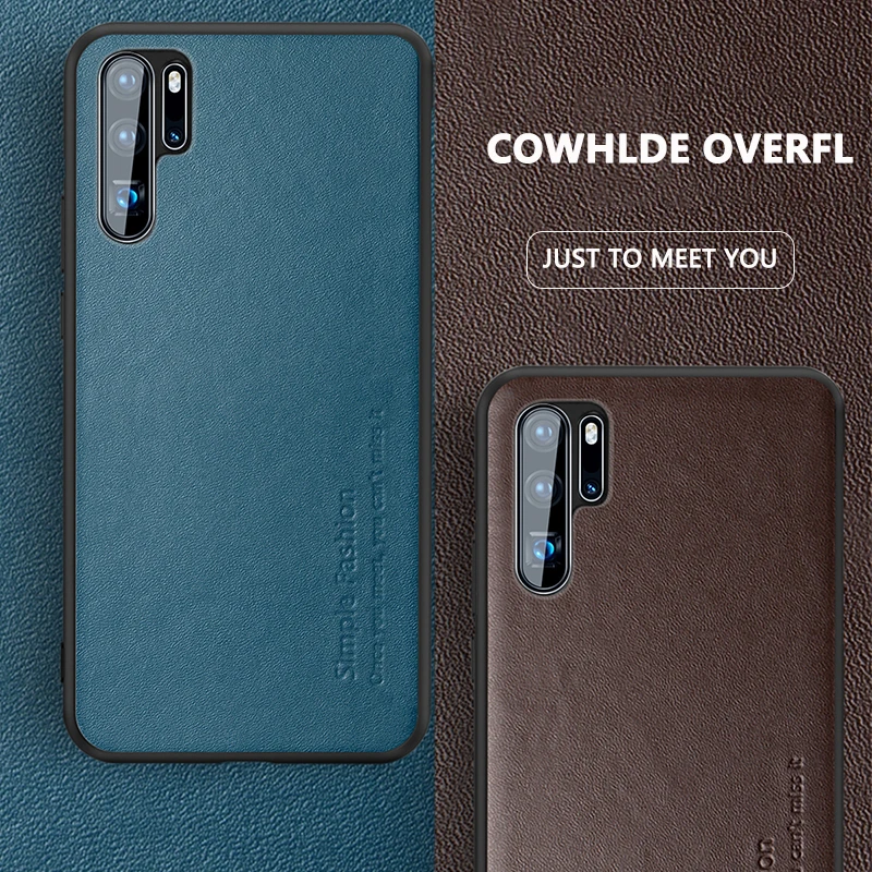 

YISHANGOU Leather Luxury Shockproof Case Cover For Huawei P30 P20 Pro Scratch Resistant Capa For Mate 10 20 Pro Mate10 Mate20