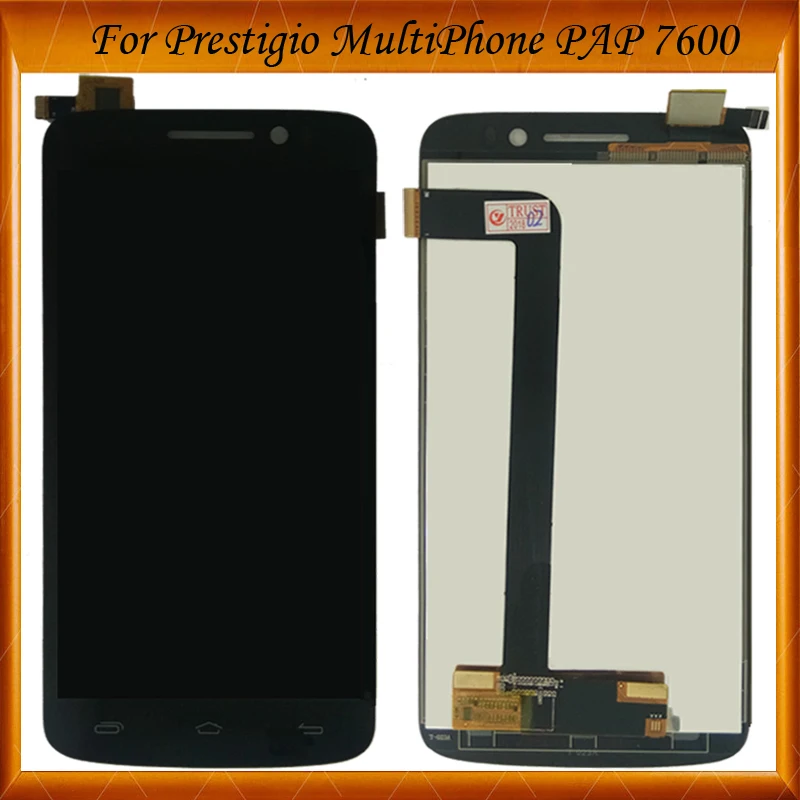 

100% Tested OK For Prestigio MultiPhone PAP 7600 DUO Pap7600 PAP7600duo LCD Display Screen With Touch Screen Digitizer Assembly