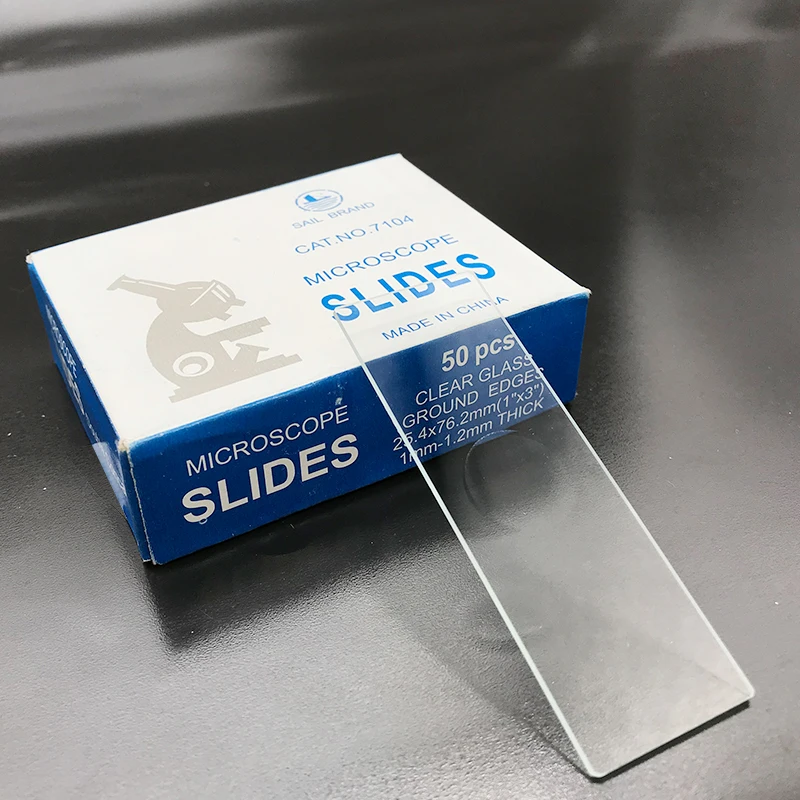 50 штук биологические стеклянные слайды для микроскопа одинарные вогнутые или двойные вогнутые пустые слайды для многоразового использования лабораторные образовательные