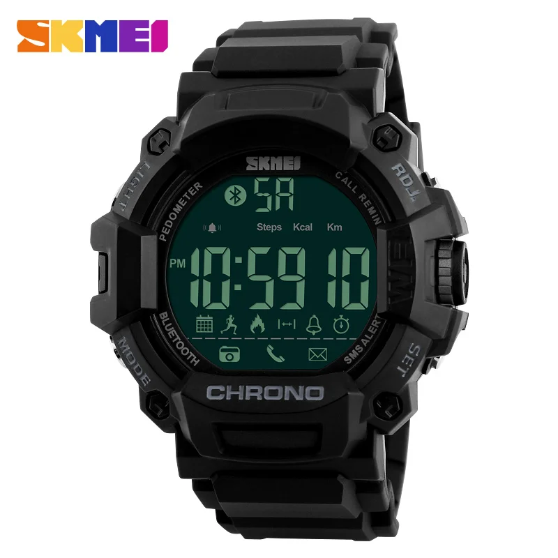 

SKMEI Men Sport Smart Watch Multi-Functions Chronograph Waterproof Outdoor Calories Digital Men's Watches Bluetooth Clock