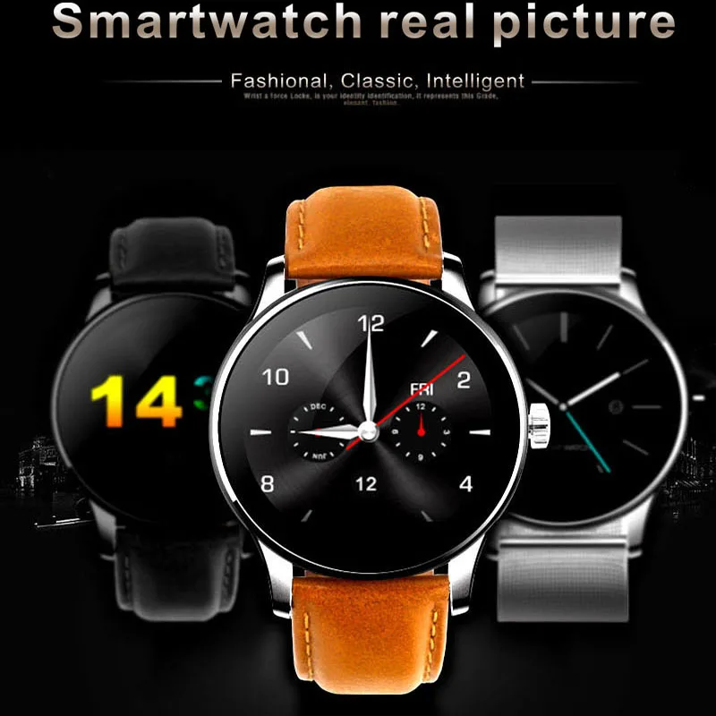 

New Year Hot Smart Watch K88H Track Wristwatch Bluetooth Heart Rate Monitor Pedometer Dialing Smartwatch Phone For Android IOS