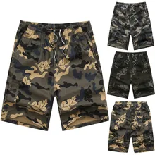 Новые шорты мужские летние повседневные свободные камуфляжные Лоскутные Комбинезоны шорты Pantalones Cortos короткие Masculino