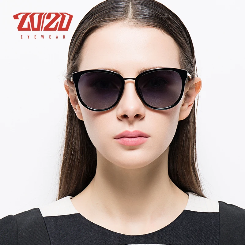 Beste 20 20 Gepolariseerde zonnebril vrouwen Retro Stijl Metalen Frame Zonnebril Beroemde Dame Merk Designer Oculos Feminino 7051