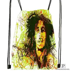 Custom IBob-Marley-Quotes походная сумка на шнурке Cute Daypack Kids Satchel (черная спина) 31x40 cm #180612-02-18