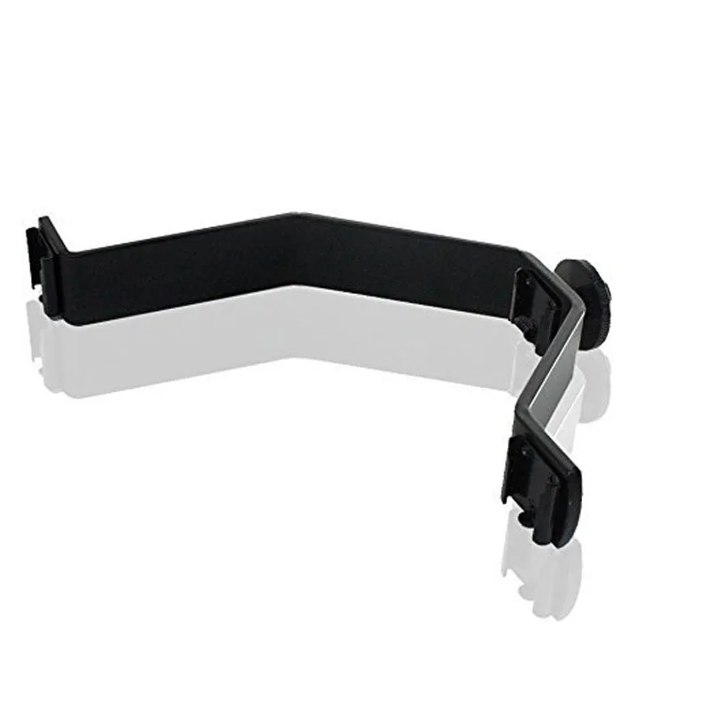 Kaliou V Shape Universal Metal Flash Bracket Stand Hot Shoe Speedlite Umbrella Holder With 1/4 Inch Screw for Canon Nikon Sony