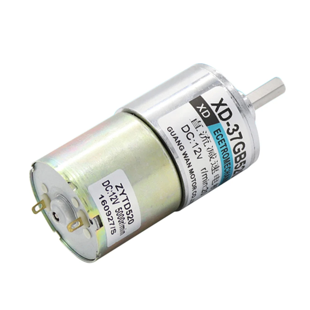 Aiyima 1pc Micro Brushed DC12V 24V Motor Large Toque Low Speed Motors
