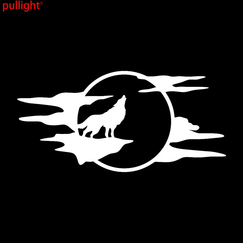3M Graphics Moon Night Wolf Vinyl Helmet Car Window Wall Laptop Sticker Decal