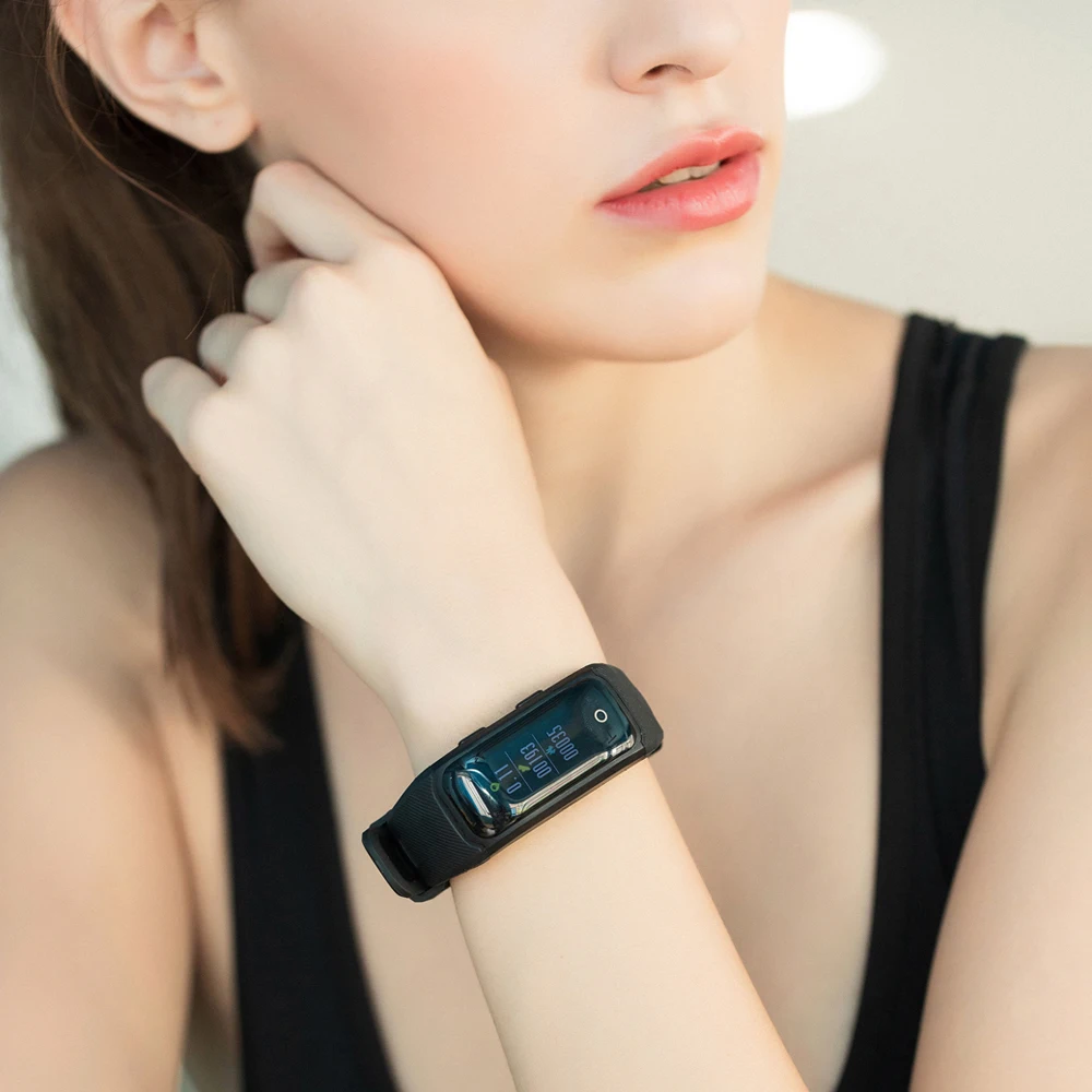 Умные часы SENBONO band 2 Цвет Экран IP68 Водонепроницаемый Bluetooth браслет навигатор