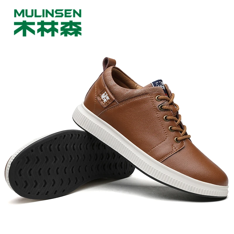 270100 MULINSEN новая мужская повседневная обувь oxhide shoes горячая распродажа | Обувь