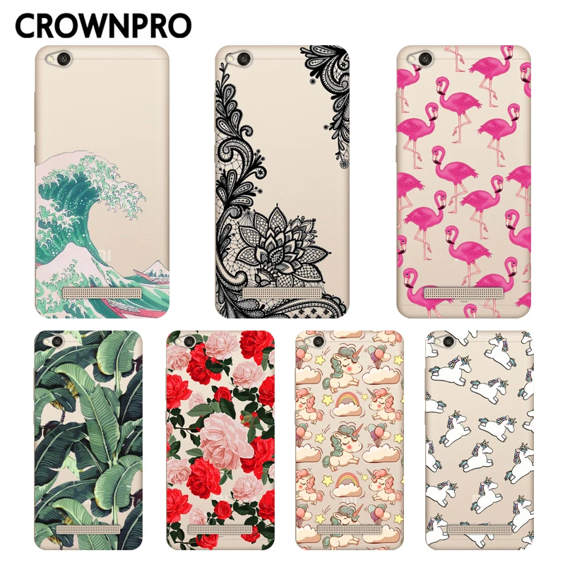 CROWNPRO Redmi 4A чехол для телефона Мягкий ТПУ силиконовый чехлы задняя защитная крышка