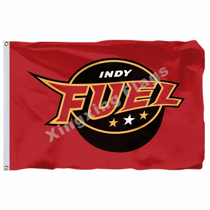 Indy Fuel Flag 3ft X 5ft Polyester Minor Pro Hockey ECHL Banner Size 4