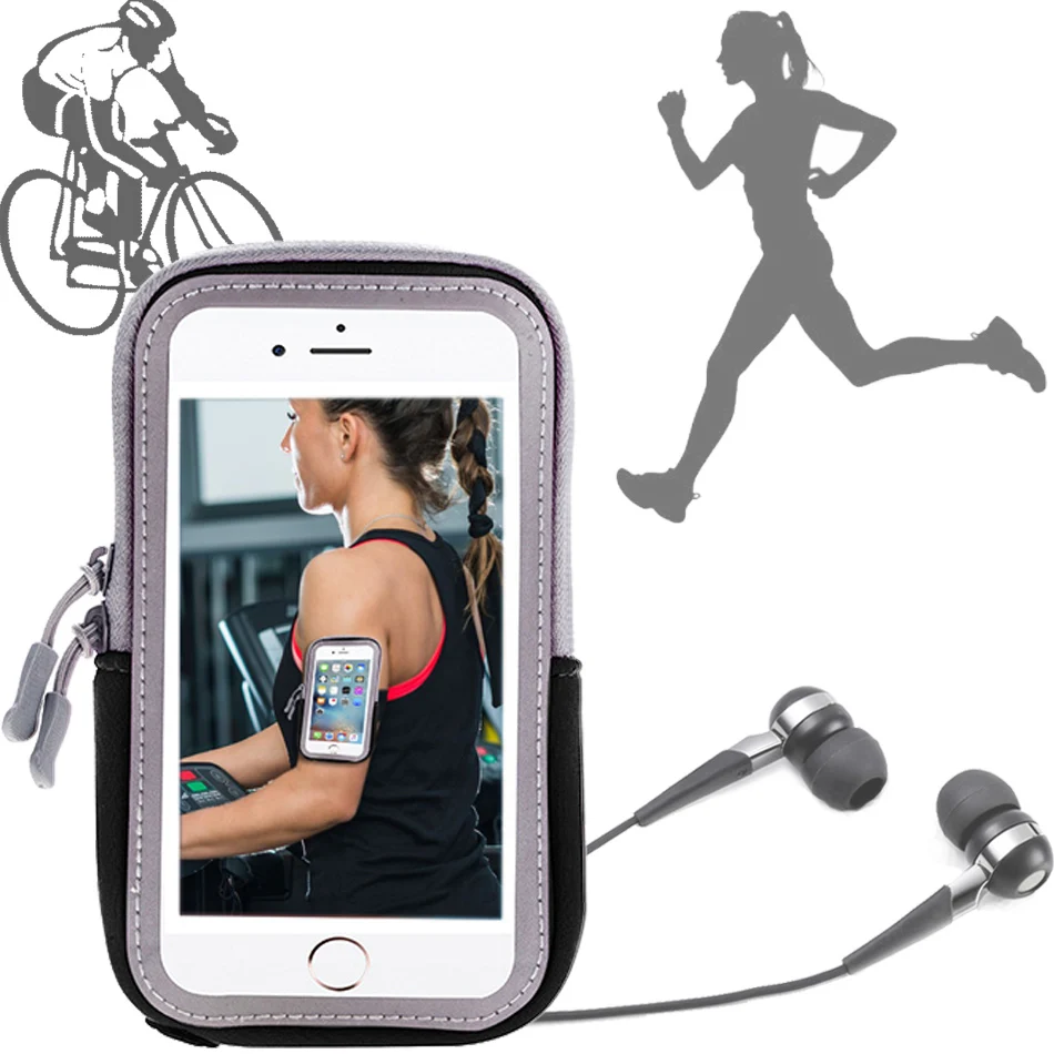 

For Xiaomi RedmiNote 4x Arm Pouch Band Xiomi Redmi mi a1 mi6 4a Pro 5 3s 5s 2 5x Case Fashion Sport Running Card Pocket Arm Band