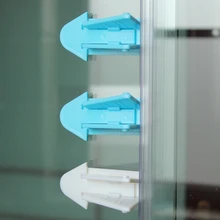 5Pcs Baby Safety Locks for Sliding Door Window Prevent Kids Avoid Danger Safety Shift Locks White Lock Protection For Kids