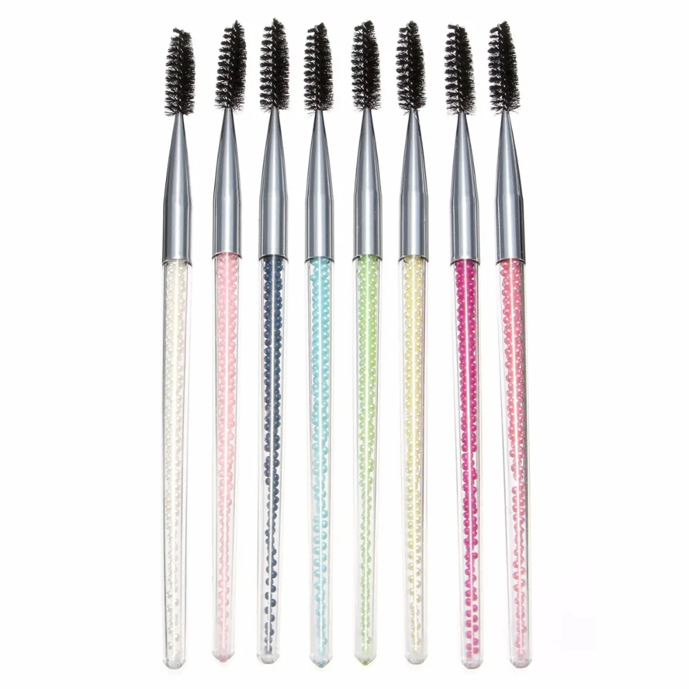 

Rhinestone Eyes Makeup Brush Eyelash Eyebrow Brush Mascara Spiral Wands Applicator Spooler Eyelashes Brow Comb Eyelash Extension