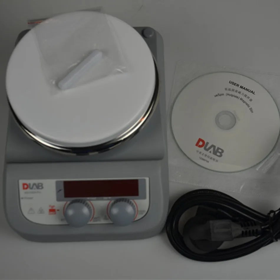 

H280-Pro 3L Digital Thermostatic Magnetic Stirrer Mixer With Hotplate Degree Centigrade Max.Temp Get PT1000-A Sensor Gift