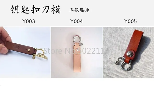 

2019 Japan Steel Blade DIY Wooden Die Key Ring Template Knife Punch Tool Leather Craft Cutter Hand Tool