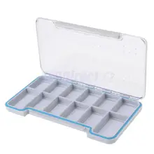 

Slim Waterproof Fly Fishing Tackle Box Flies Case Storage 12 Compartments