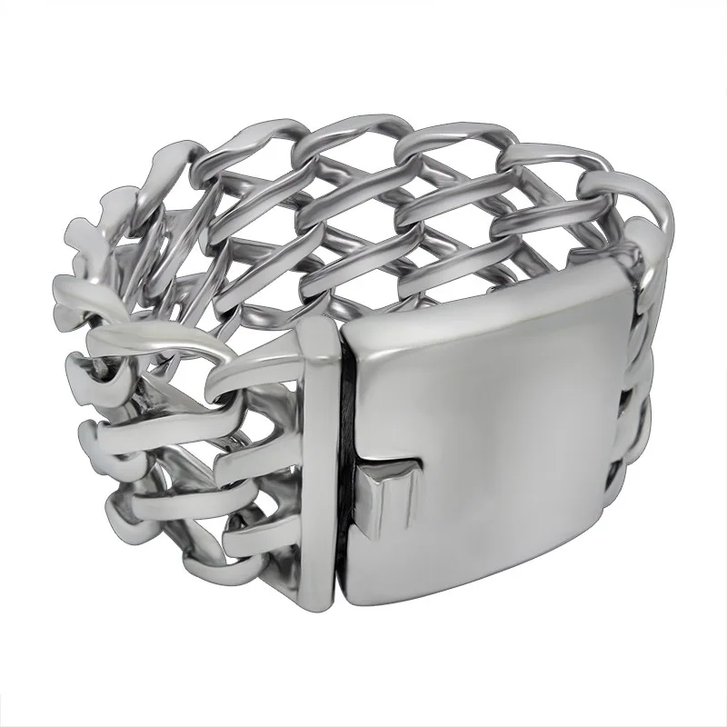 

Stainless steel bracelet chain for men vintage bracelet bangle
