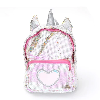 

Hot Sale Girl Unicorn Backpack For School Sequins Leather Female Women Teenager Shoulder Bags Mochilas Mujer 2020 Drop Shipping