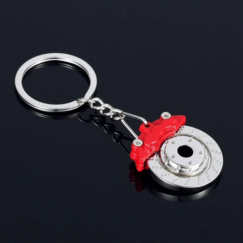 

disc brake keychain key ring disk brake car key chain key holder creative portachiavi chaveiro llaveros hombre free shipping