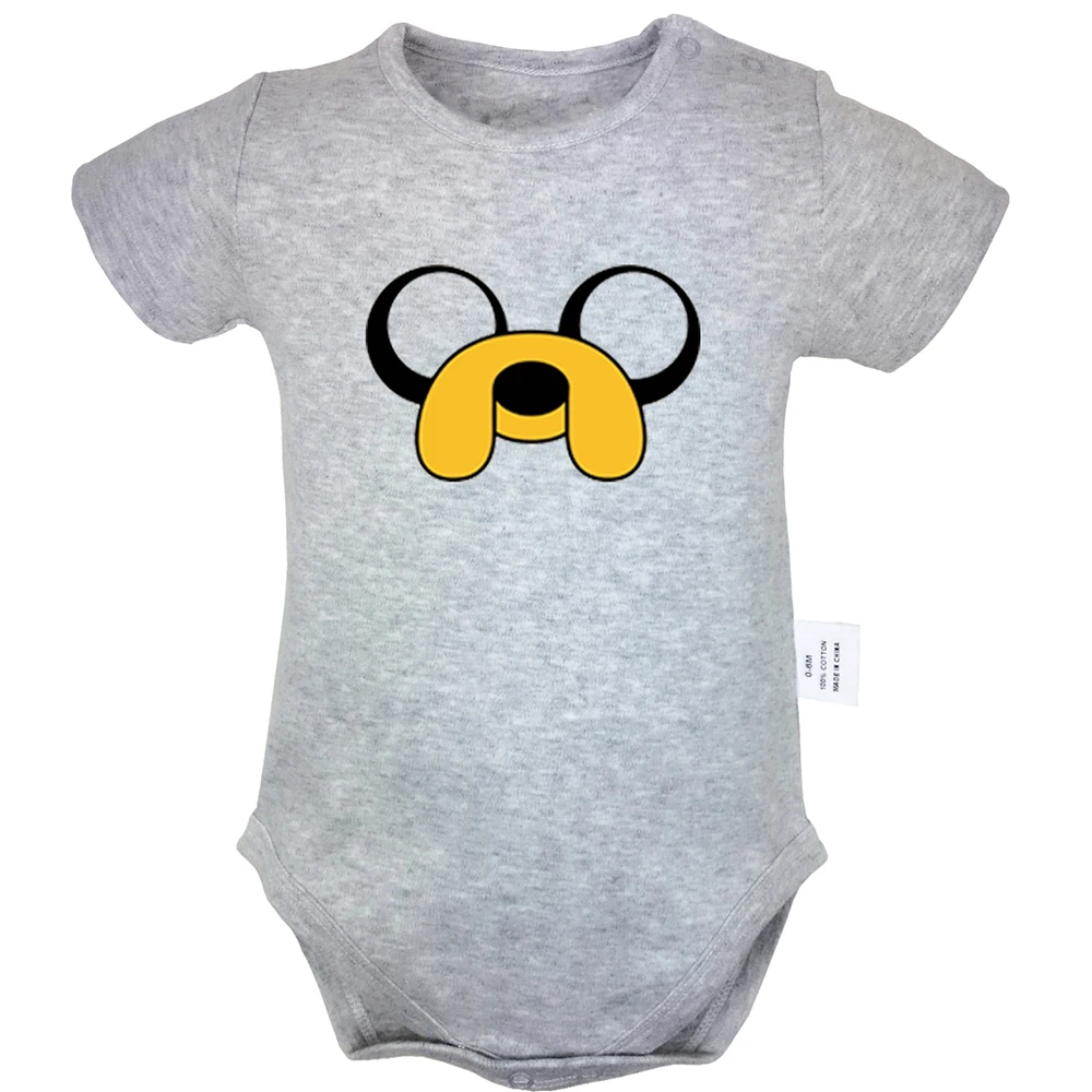 

Cute Cartoon ADVENTURE TIME Jake Dog Beemo Bubblegum Design Newborn Baby Bodysuit Suit Toddler Onsies Jumpsuit Cotton Clothes
