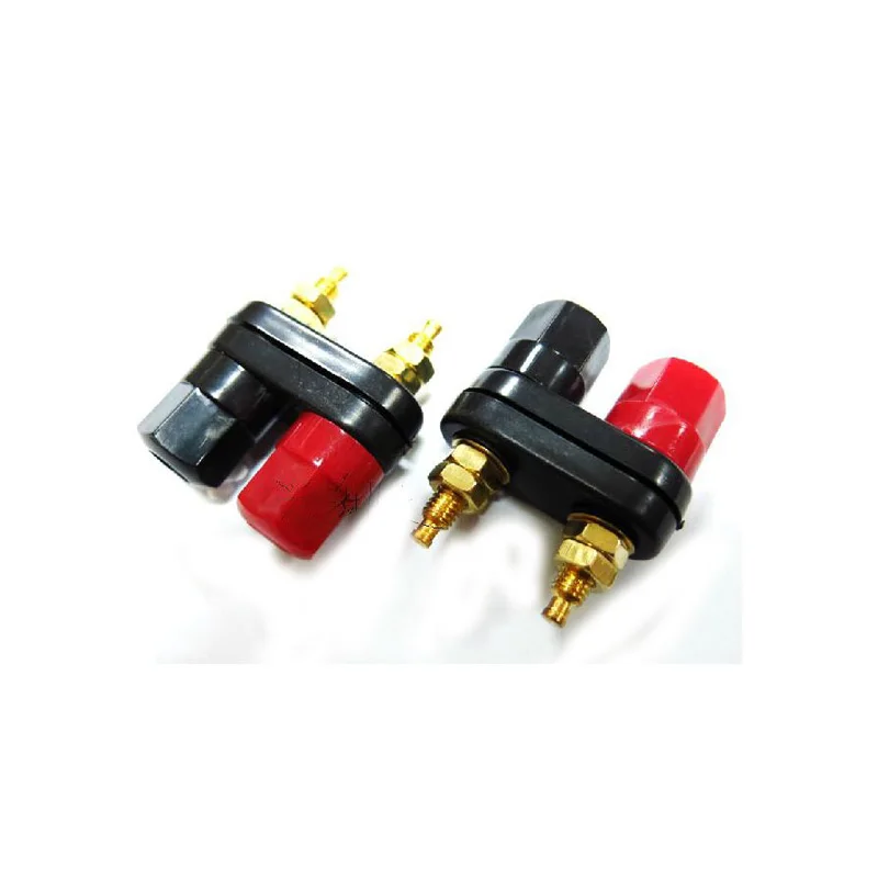 

10pcs/lot Gold-plated Audio Terminal 4mm Banana Socket Jack