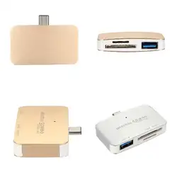 Centechia 3 в 1 Card Reader USB 3.0 Тип-C SD/TF картридер OTG высокое Скорость для ноутбука Планшеты ПК телефоны em88