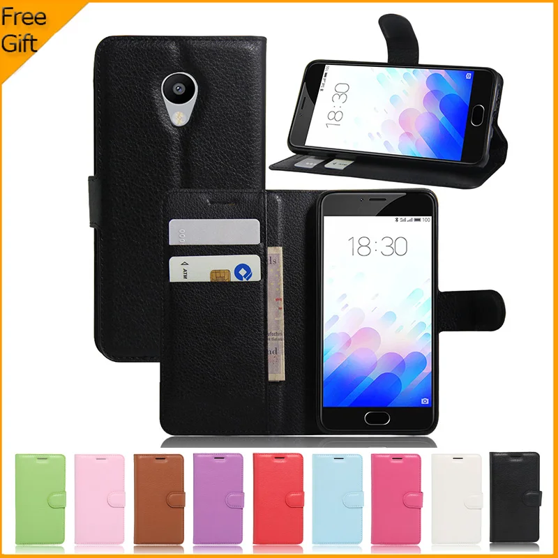 

For Meizu M3S Case Luxury Wallet PU Leather Back Case Cover For Meizu M3S Mini Case 5.0 inch Flip Protective Phone Bag Skin