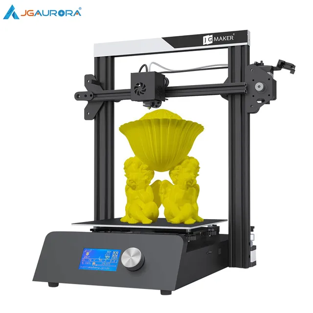 Best Quality JGAURORA 3D Printer JGMaker Magic Aluminium Frame DIY KIT Large Build Size 220x220x250mm 3D Drucker Resume Power Off Free Gifts