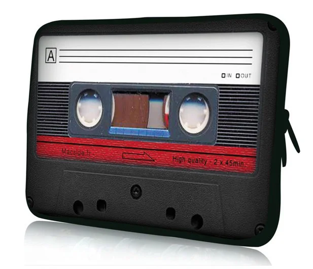 

Cassette Tape 15" Laptop Bag Case Cover For 15.6" HP Pavilion,Dell ,Acer Notebook