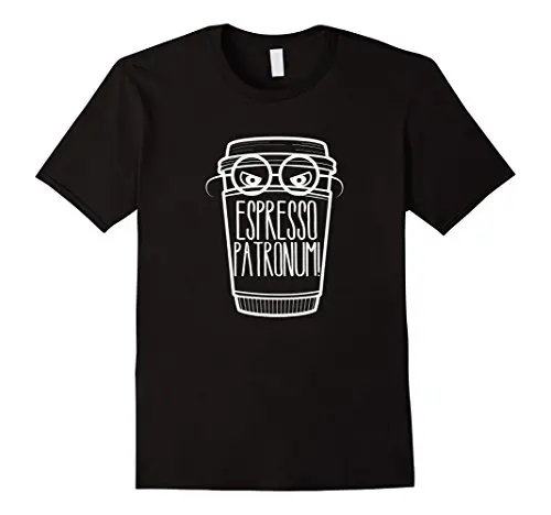 

Espresso Patronum | Cute Gift for Wizard & Magic Lovers T-Shirt Sexy T Shirts Short Sleeve Lady Top Harajuku Punk Tops Tees