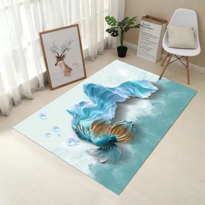 7 80*120 см креативный ковер Европейского типа с 3D принтом, коврик для прихожей, коврик для ванной комнаты с противоскользящим покрытием, впитывающий воду, кухонный коврик/ковер - Цвет: 7
