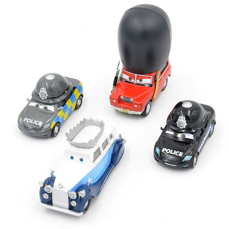 Disney Pixar Cars The Queen британский полицейский литой металл модель автомобиля из сплава