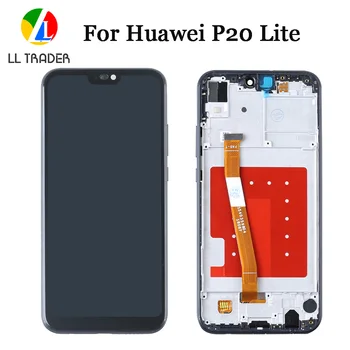 

For Huawei P20 Lite LCD Touch Screen Assembly For Huawei Nova 3e LCD Display Replacement Repair Frame Digitizer+Tools