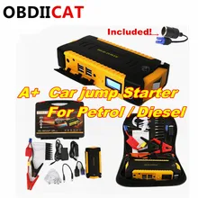 Высокомощный автомобильный стартер 16000 мАч Мини Портативный аварийный аккумулятор зарядное устройство для бензиновых дизельных автомобилей усилитель автомобиля Стартер