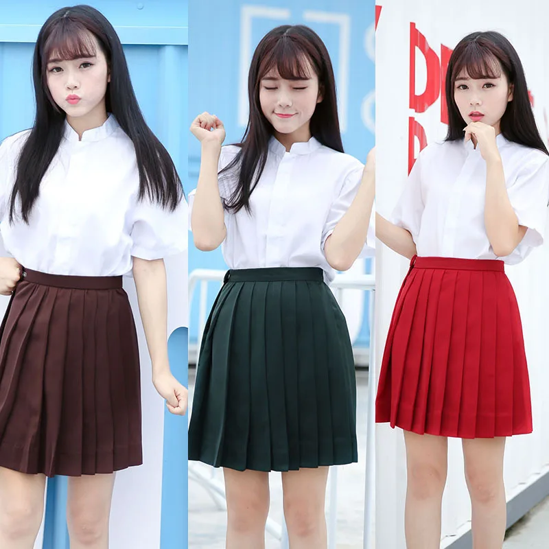 

2019 New Japanese School Uniforms Sailor Tops+skirt Navy Style Students Clothes For Girl Plus Size Lala Cheerleader Clothing