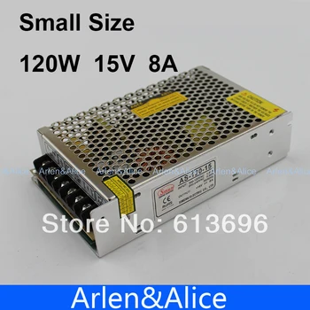 

120W 15V 8A Small Volume Single Output Switching power supply for LED Strip light smps