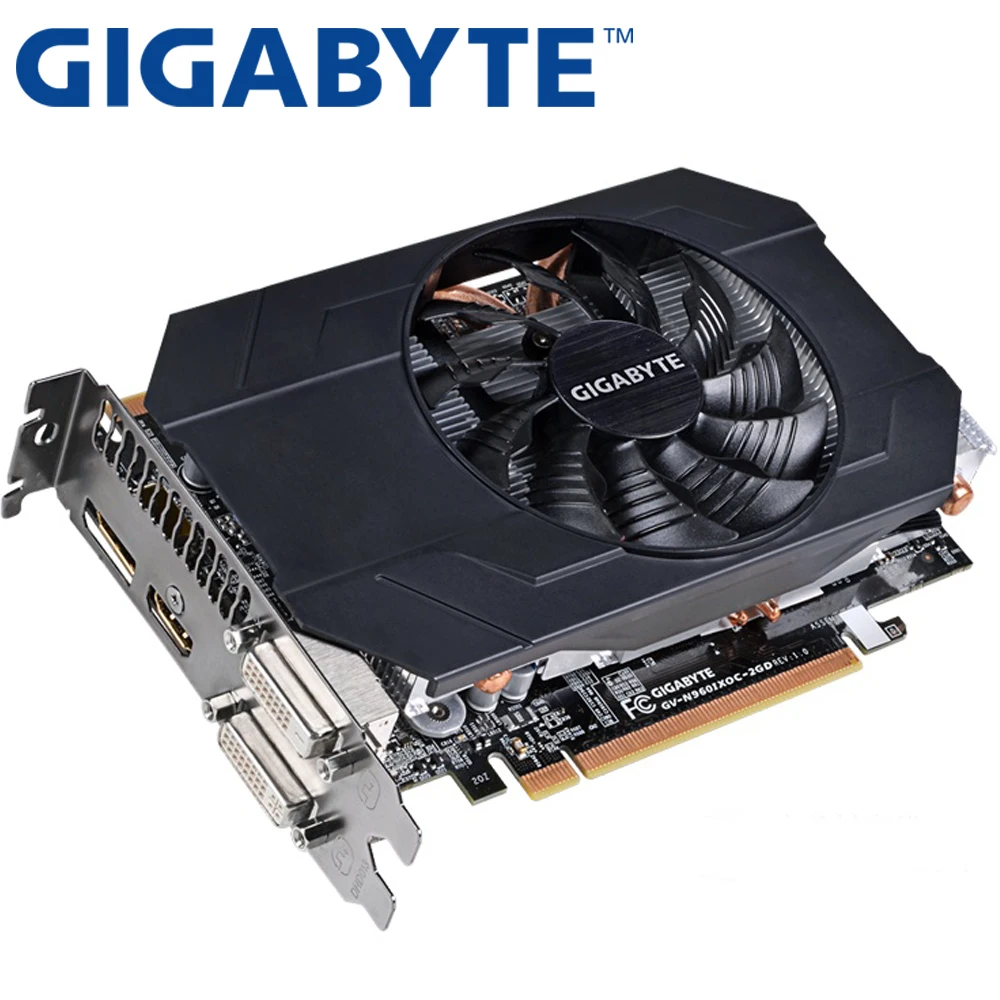 GIGABYTE, оригинальная видеокарта GTX960, 2 Гб, 128 бит, GDDR5, видеокарты для nVIDIA, VGA, карты Geforce GTX 960, Dvi, Hdmi, используемая игра