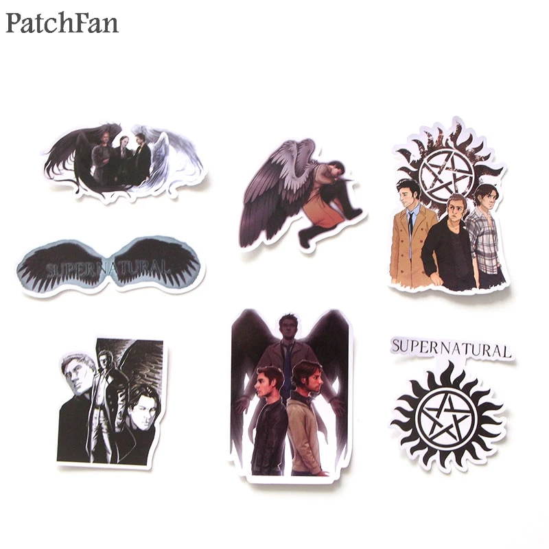 Patchfan 37 шт. Сверхъестественное SPN руны детские игрушки Стикеры для DIY Скрапбукинг альбом ноутбук телефон тетрадь наклейка стикеры A1771