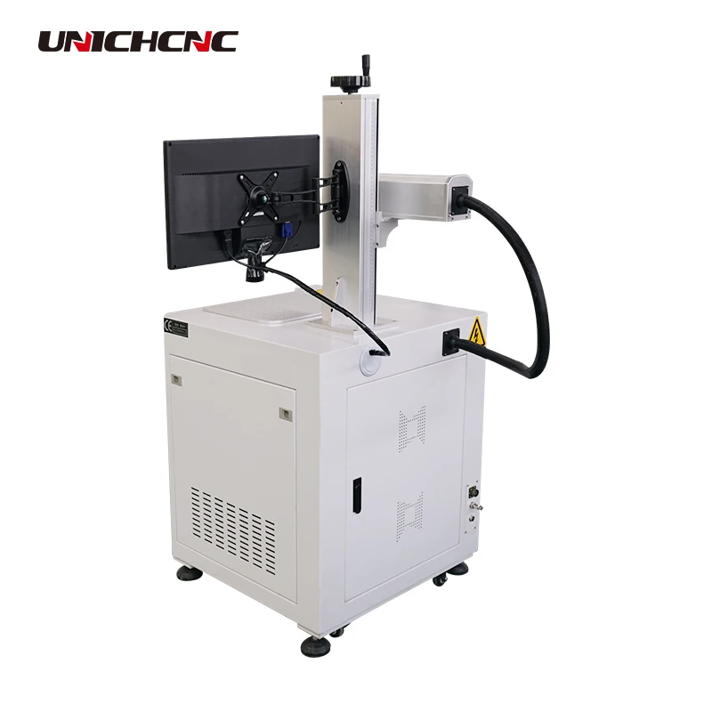  Laser marking application fiber marking machine with computer