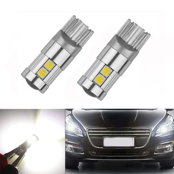 

2x T10 LED W5W LED Car LED 12V Auto Lamp Clearance Light Parking For Peugeot 307 206 301 207 2008 508 301 3008 406 507 208