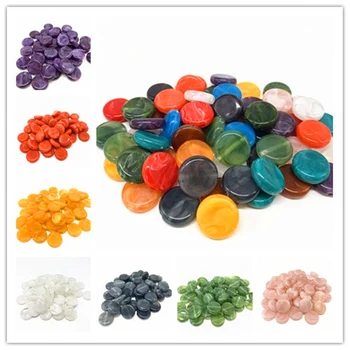 

New 20pcs/lot 15mm Round Acrylic Beads Spacer Loose Beads For Jewelry Making DIY Bracelet #QA
