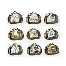 Прочный пластиковый собачий полиэтиленовый пакет сумка для путешествий портативный рюкзак для перевозки животных дышащий собака рюкзак для чихуахуа кошка мешок 10A