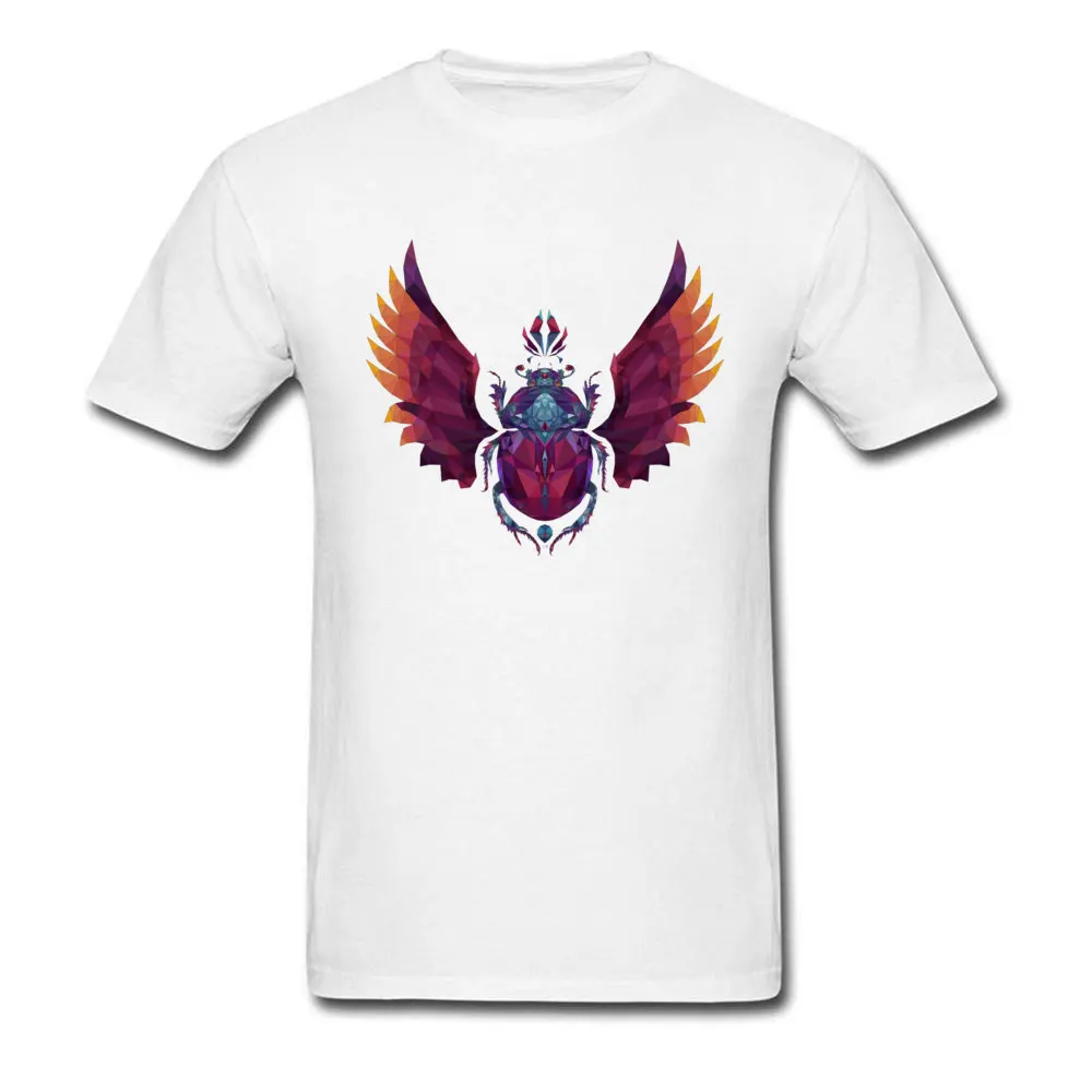 

Summer T Shirt Fitted Men Tshirt Beetle Print Travel T-shirts Geometric Bug 100% Cotton O-Neck Youth Tops Clothes Red Logo Tees