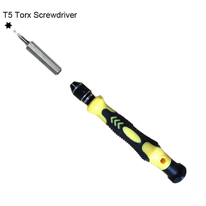 

T5 Torx Screwdriver Assembly Repair Opening Tool for MacBook Pro Retina Air Battery SSD Torx Driver Bit Interchangeable