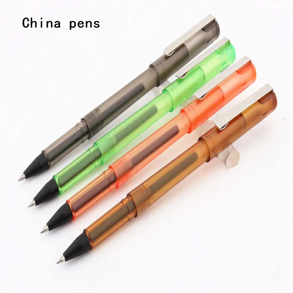 

High quality 991 Transparent various colors Gel Pens Student School Office Stationery New