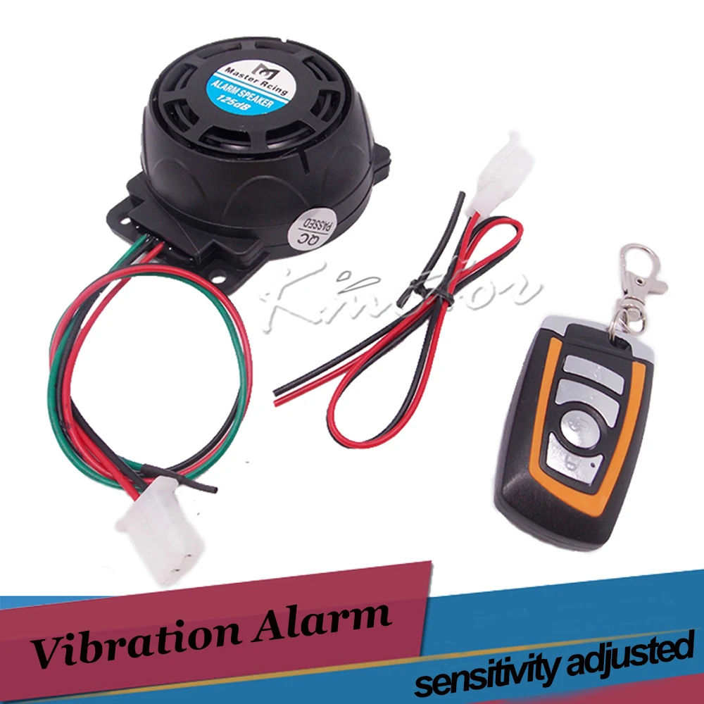 

Universal Mini Motorcycle Alarm 125dB Remote Control Anti-theft Speakers for Harley Touring Sportster Kawasaki z750 z800 z1000