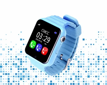 

GPS Tracker V7K 1.54'' Screen Smart Watch Google baidu double map Call vibration reminder remote monitoring weather forecast